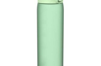 Ion8 Water Bottle, 500 ml/18 oz, Leak Proof, Easy to Open, Secure Lock, Dishwasher Safe, BPA Free, Hygienic Flip Cover, Carry Handle