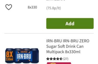 Irn Bru 8 Packs x 330ml – Regular / Zero Sugar