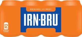 Irn-Bru Regular, 12 x 330ml – £2.70 / £2.55 S&S