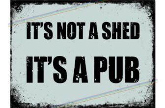 Its Not a Shed Its a Pub Metal Sign