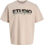 JACK & JONES Mens Studio Graphic Print T-Shirt Casual Short Sleeve Crew Neck Tee 100% Cotton UK Size – S to XXL