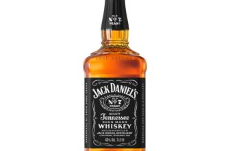 Jack Daniels Tennessee Whiskey, 1 L