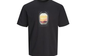 Jack Jones Jorvesterbro Picture Tee Short Sleeve Black S