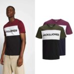 Jack & Jones Official eBay Store Sale e.g. Pack Of 2 Jack & Jones Logo T-shirt- Forest Night Port Royale, Size S