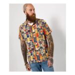 Japanese Patch Print Shirt