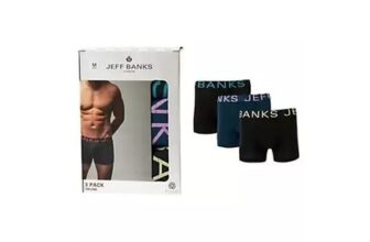Jeff Banks Pack of 3 Mens Low Rise Classic Trunks