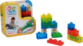 Jelly Blox Newbie Kit – Includes 11 Blocks – Toddler & Preschool Building Blocks Kids Can Squeeze, Stretch, Squish – Safety Tested & Ouch-Free – Tactile, Sensory Play Toy for Ages 2 Plus