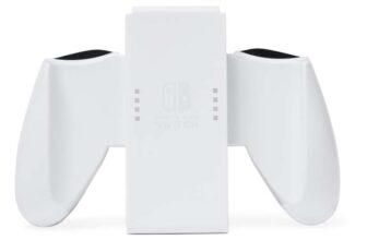 Joy-Con Comfort Grip for Nintendo Switch – White – Prime Exclusive