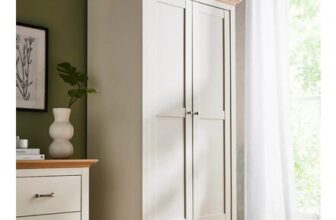 Julipa Ashford 2 Door 1 Drawer Wardrobe