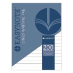 Just stationery 200 Sheets Lined Duke Pad, 3254, White
