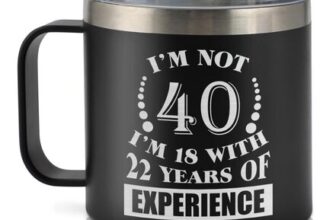 KAAYEE 40th Birthday Gift for Men: 14oz Stainless Travel Mug