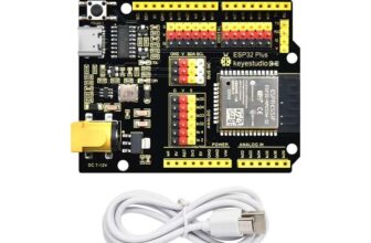 KEYESTUDIO ESP32 PLUS Development Board Compatible with Arduino UNOR3 With USB Cable welcome deal Shenzhen Keyes DIY Robot Co.