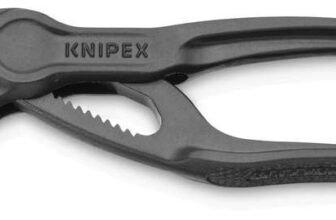 KNIPEX Cobra XS Mini Water Pump Pliers, 100 mm, Self-Locking, Fine Adjustment by Button Push, EDC, 87 00 100 – Prime Day Deal