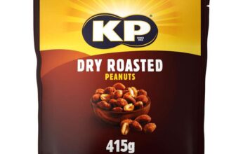 KP Nuts DRY ROASTED Peanuts 415g Pack