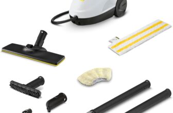 Kärcher Steam Cleaner SC 2 EasyFix, Steam pressure: 3.2bar, Heating time: 6.5min., Output: 1500 W, Cleaning performance: 75m², Tank: 1L, with EasyFix floor cleaning kit, nozzles and microfibre cover