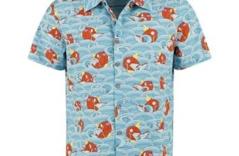 Karpador – Hawaii Short-Sleeved Shirt Blue by Pokmon