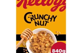 Kelloggs Crunchy Nut Breakfast Cereal Big Box, 840g