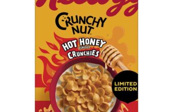 Kelloggs Crunchy Nut Hot Honey Crunchies 420g (£2.37 S&S)