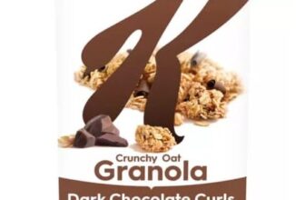 Kelloggs Special K Crunchy Oat Granola Dark Chocolate Curls 350g