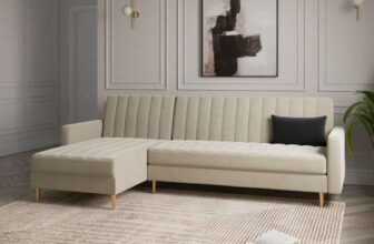 Kendall Quilted Velvet Clic Clac Storage Corner Sofa Bed