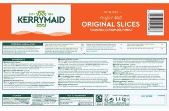 Kerrymaid Perfect Melt Original Slices, 1.4kg – Instore
