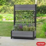 Keter Cortina Privacy Tulip Screen Planter