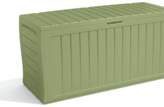 Keter Marvel 270L Outdoor Garden Storage Box – Sage OR Dark Grey Free C&C