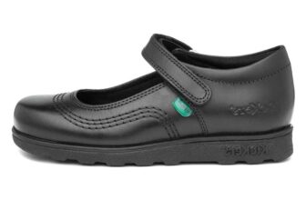 Kickers Fragma Black School Shoes – Size 9 – with Prime