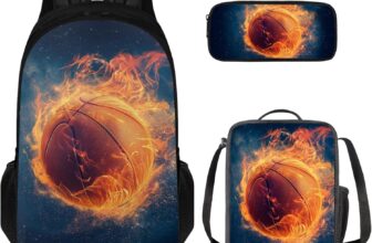 Kids Backpack with Lunch Bag Pencil Case Set of 3 Piece for Elementary Students