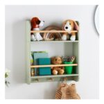 Kids Home 2 Tier Wall Shelf – Sage