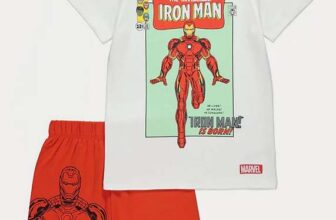 Kids Short Pyjamas Sets Marvel (Iron Man / The Incredible Hulk / Spider-Man Comic / Captain America / Thor) Sizes 2-6Y / 6-11Y £6 Free C&C
