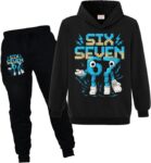 Kids Six Seven Boys Girls 67 MEME Jumper and Jogger 2Pcs Sets Tracksuits Hoodie