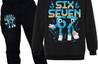Kids Six Seven Boys Girls 67 MEME Jumper and Jogger 2Pcs Sets Tracksuits Hoodie