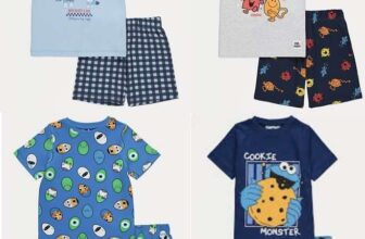 Kids Summer Pyjamas Set – Disney Pixar up to 5-6 yrs/ Bluey Shorts Set up to 5-6 yrs £5 / Mr Men Summer Set / Cookie Monster – free C&C