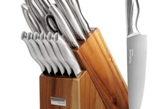 Kitchen Knife Block Set 14-Pieces