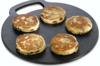 KitchenCraft Baking Stone Tray, Non Stick, for Oven or Hob, Round, Cast Iron, 27 cm x 6.5 mm – Prime Deal