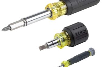 Klein Tools 80045 Screwdriver and Nut Driver Tool Kit, Includes Magnetic 11 in 1, Multi-Bit Stubby and Electronics Screwdrivers, 3-Piece