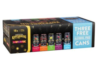 Kopparberg 18x330ml Party Pack of Premium Cider, Mixed Fruit 330ml cans – £10.33 S&S