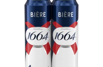 Kronenbourg 1664 Bière Blonde 568ml Can (Pack of 4) – Voucher Price