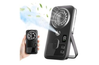 Kssvzz Handheld Misting Fan, Portable Hand Held Water Fan with 4 Speeds – Sold by Kssvzz EU / FBA
