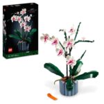 LEGO Botanicals Orchid – Artificial Plant Set for Adults incl. Faux Flowers and a Buildable Vase – Home Office Decor – 10311