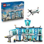 LEGO City Airport with Airplane, Tug Car, Bridge, 9 Minifigures & Accessories 60502 – Price at Checkout