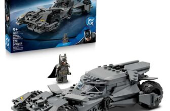 LEGO DC Batman v Superman Batmobile Car Superhero Model Kit w/a Minifigure & Golden Coin 76331