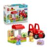 LEGO DUPLO Peppa Pig Tractor & Market, 2 Figures