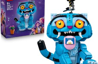 LEGO KPop Demon Hunters Derpy Tiger and Sussie Bird – K-Pop Toy w/ 2 Animal Figures & Flowerpot – Kids Room Decor – Music Gift for 9 Year Old Girls, Boys & Movie Fans – 72537