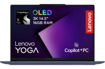 LENOVO Yoga Slim laptop 7 14.5 3K OLED Screen, 16GB Ram, Snapdragon X Plus, 1 TB SSD – With code