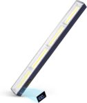 LETOUR Magnetic Lights Rechargeable 4000 Lumens 7500mAh 40CM Work Light Bar, Inspection Lamp 216 LED Bulbs Waterproof, Portable Lighting with Hook, for Camping, Car Repair, Garage, Workshop Tasks