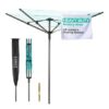 LIVIVO 4 Arm Rotary Washing Line