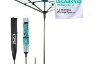 LIVIVO 4 Arm Rotary Washing Line
