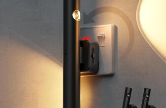 LOHAS-LED Night Light Plug in Wall, Night Lights with Dusk to Dawn Sensor, Dimmable 0-100LM, Warm White 3000K, 180 Rotatable Nightlight for Bathroom, Hallway, Kitchen, 2 Pack